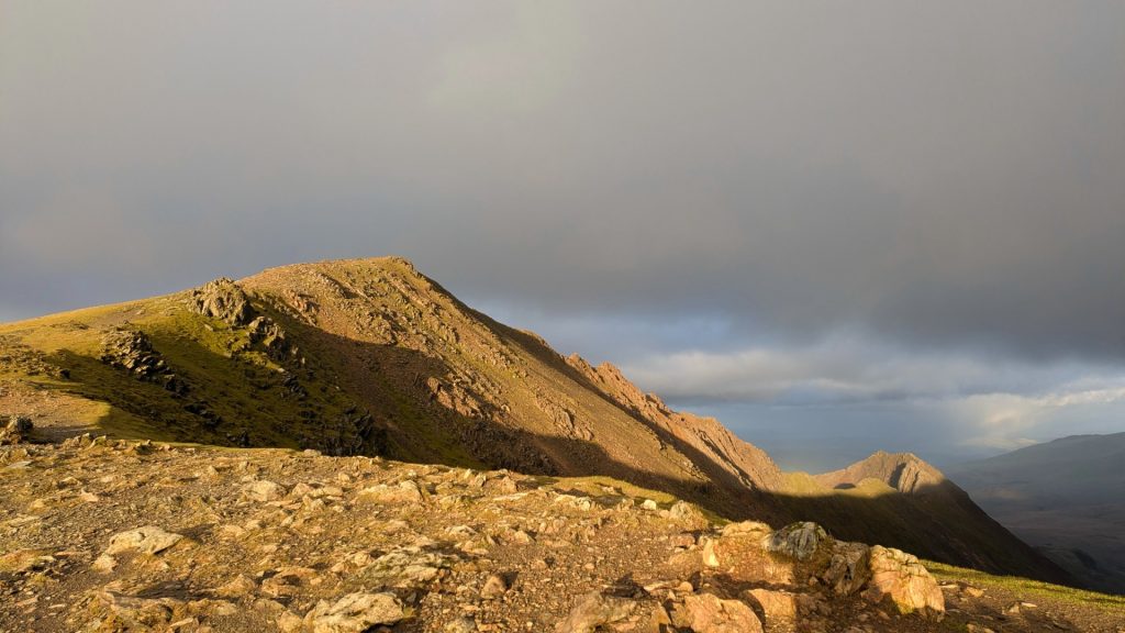 Garnedd Ugain & Crib Goch at sunset