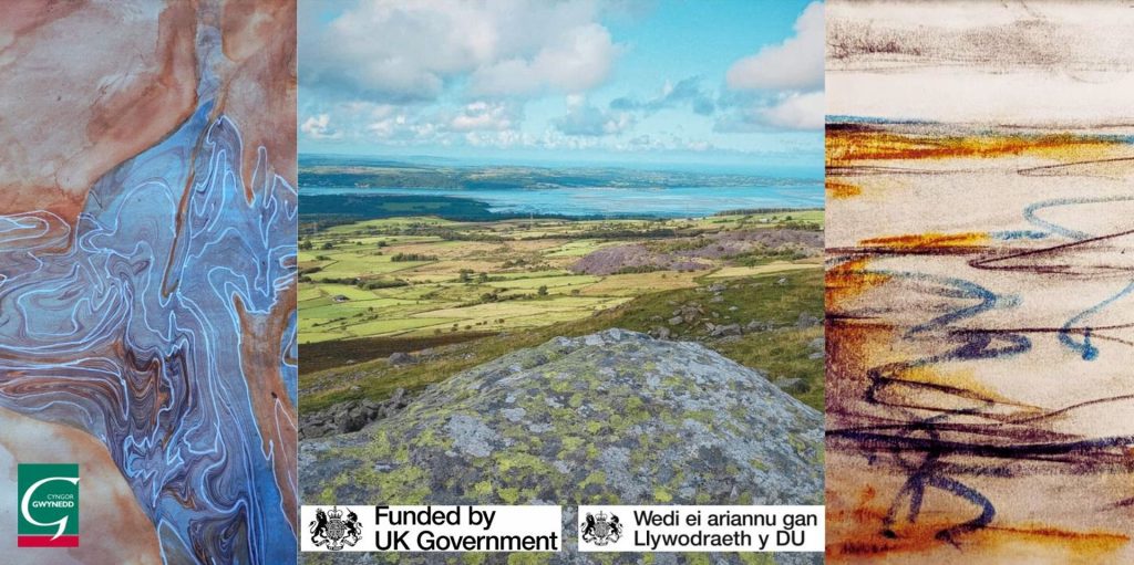 Moel Faban collage with art works